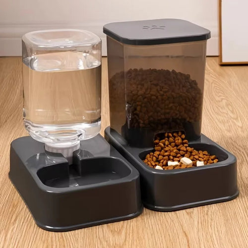 Automatic water and food supply cat and dog